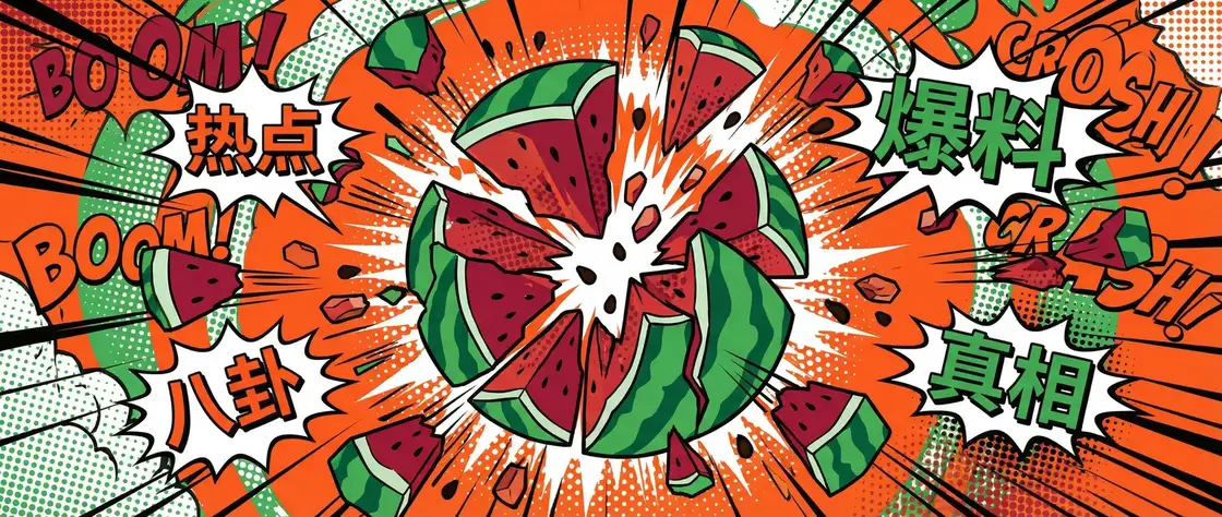拔草哦 今日头瓜爆炸漫画横幅